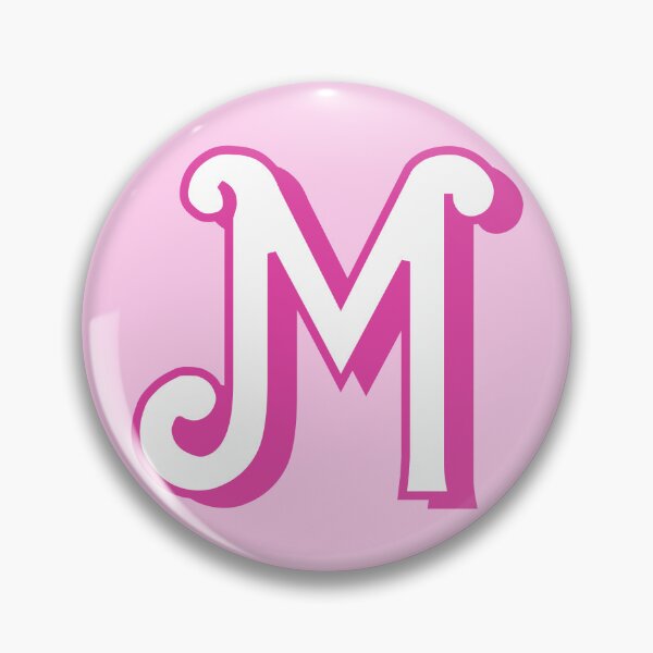 Item preview, Bubble Pink Letter M - Monogram - Initial - Alphabet designed and sold by CreationsbyAny.