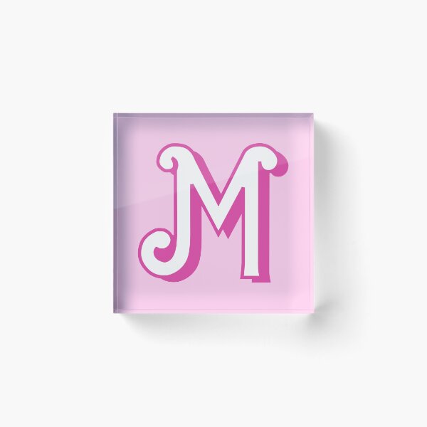 Item preview, Bubble Pink Letter M - Monogram - Initial - Alphabet designed and sold by CreationsbyAny.