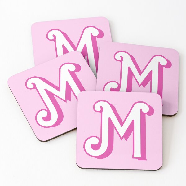 Item preview, Bubble Pink Letter M - Monogram - Initial - Alphabet designed and sold by CreationsbyAny.