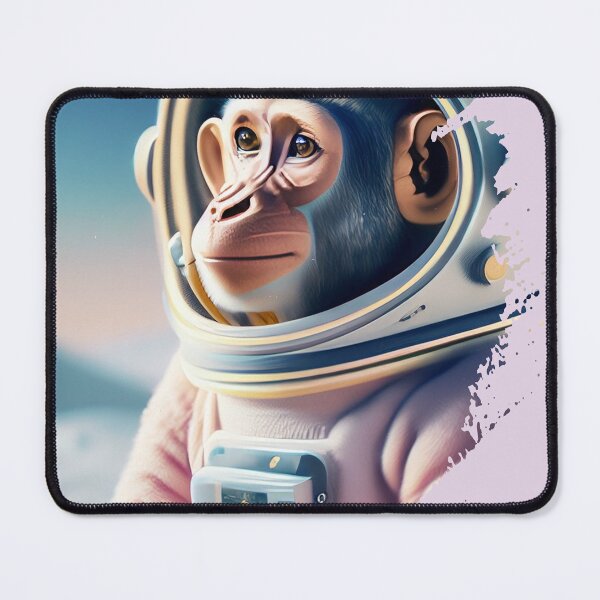 Item preview, Space Monkey Astronaut - Snow Landscape - Universe Explorer designed and sold by monkeybusiness.pt.