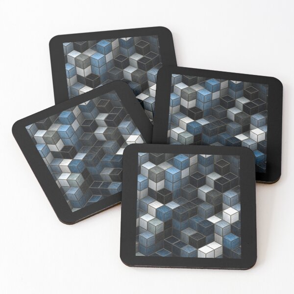 Item preview, Blue Cubism Sleeveless Top	 designed and sold by kytznlceu87.