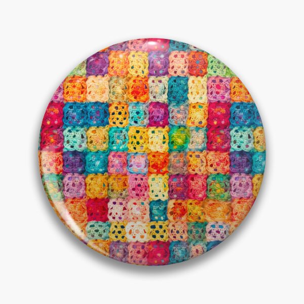 Item preview, Colorful Crochet squares designed and sold by PaperieJennifer.
