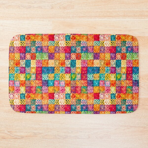 Item preview, Colorful Crochet squares designed and sold by PaperieJennifer.