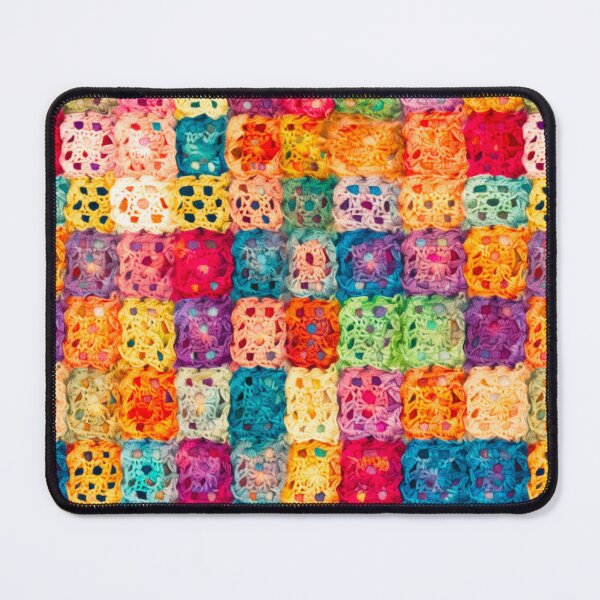 Item preview, Colorful Crochet squares designed and sold by PaperieJennifer.