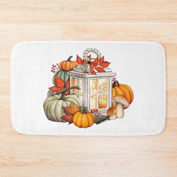 Item preview, Autumn Pumpkins, Berries and Autumn Leaves  designed and sold by silviaol.