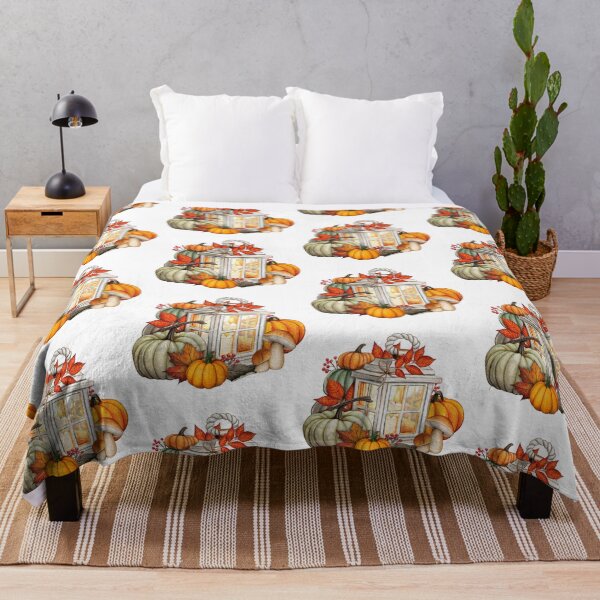 Item preview, Autumn Pumpkins, Berries and Autumn Leaves designed and sold by silviaol.