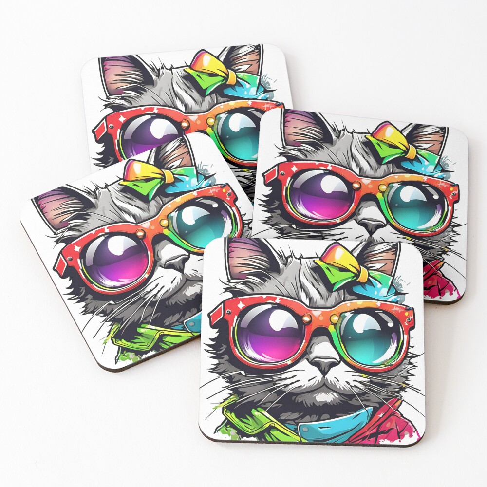 Item preview, Coasters (Set of 4) designed and sold by DeepSeeAI.