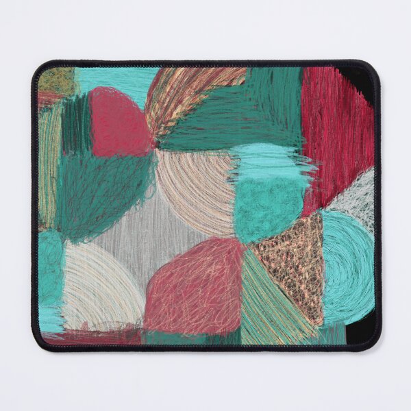 Item preview, Abstract tangram 2 (black background) designed and sold by MentaLee.