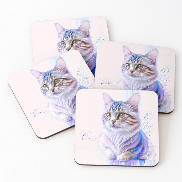 Item preview, Cute Baby Kitten Cat Water Canvas Wall art decor designed and sold by PodXDesigns.