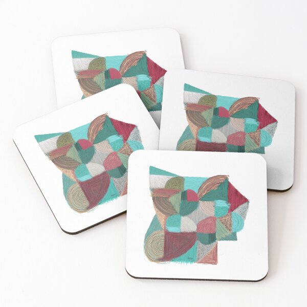 Item preview, Abstract tangram 2 (white background) designed and sold by MentaLee.