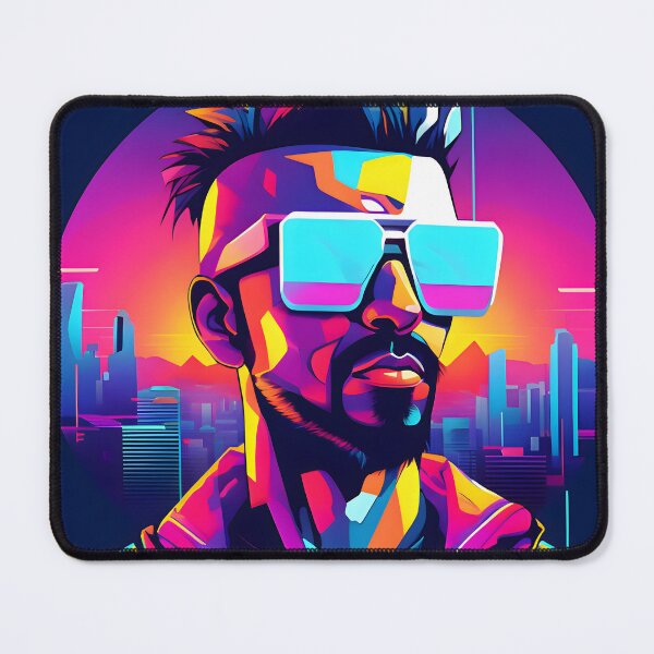 Item preview, Cyberpunk Man designed and sold by ArtsyWishesShop.