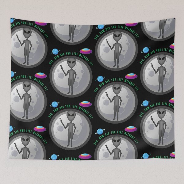 Item preview, Ufo, how did you live without it? designed and sold by Tw1nsAIArt.
