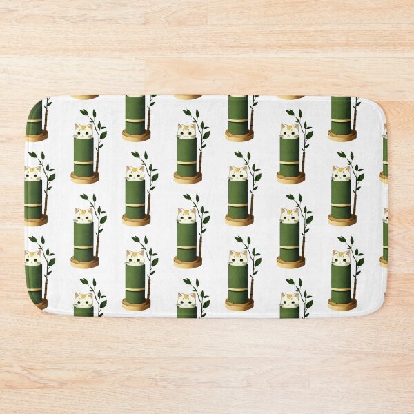 Item preview, Cute Cat in a Bamboo Shoot designed and sold by DanisPokeShop.