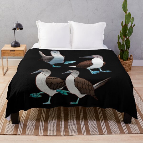 Item preview, Blue Footed Booby - Blue and Grey Bird Illustration Pattern Classic 		 designed and sold by kytznlceu87.
