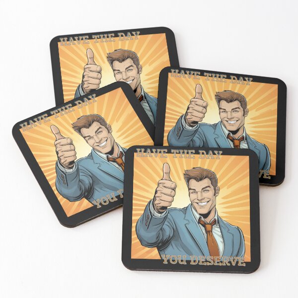 Item preview, Have The Day You Deserve Happy Man designed and sold by Lab4YourStyle.