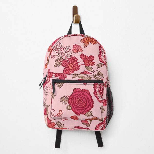 Item preview, Floral composition in red designed and sold by samjretro.