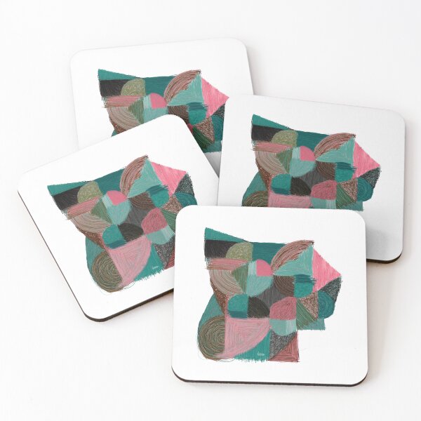 Item preview, Abstract tangram 3 (white background) designed and sold by MentaLee.