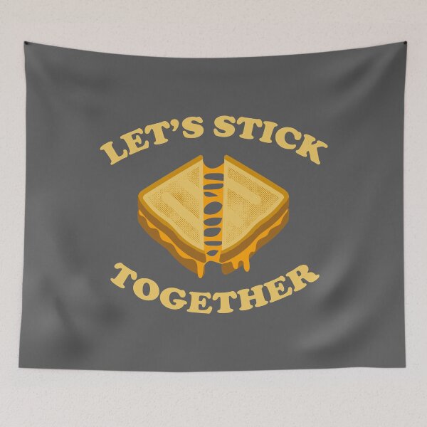 Item preview, Let's Stick Together designed and sold by vonplatypus.