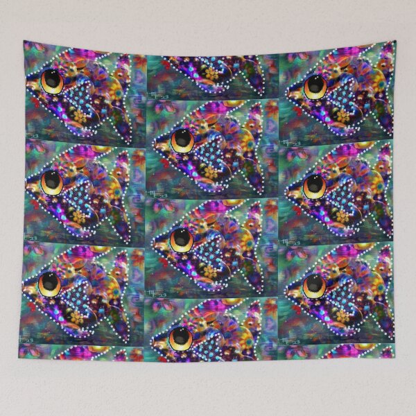 Item preview, Whimsical Tropical Abstract Fish designed and sold by oceanlady65.