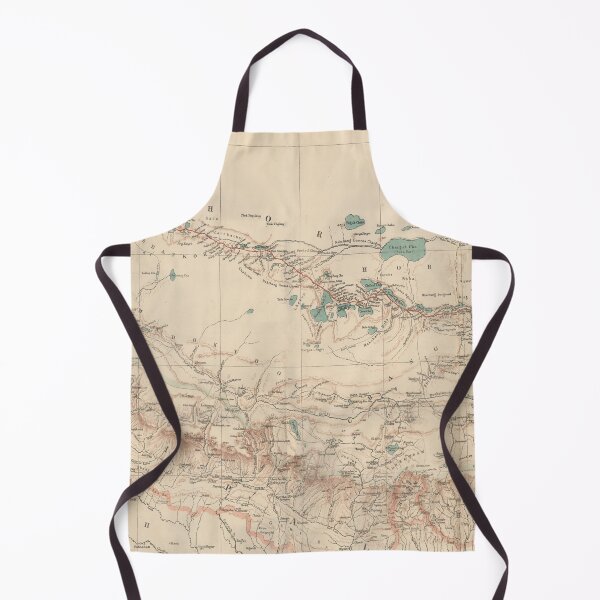 Item preview, Vintage Map of Tibet (1876) designed and sold by BravuraMedia.