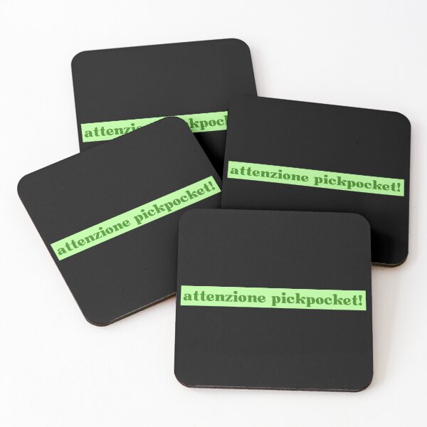 Item preview, Attenzione Pickpocket Green designed and sold by Amnaatiq.
