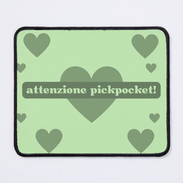 Item preview, Attenzione Pickpocket Green designed and sold by Amnaatiq.