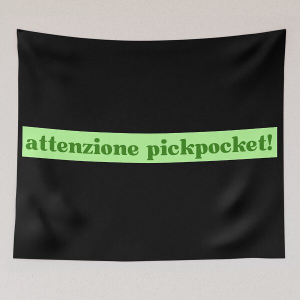 Item preview, Attenzione Pickpocket Green designed and sold by Amnaatiq.