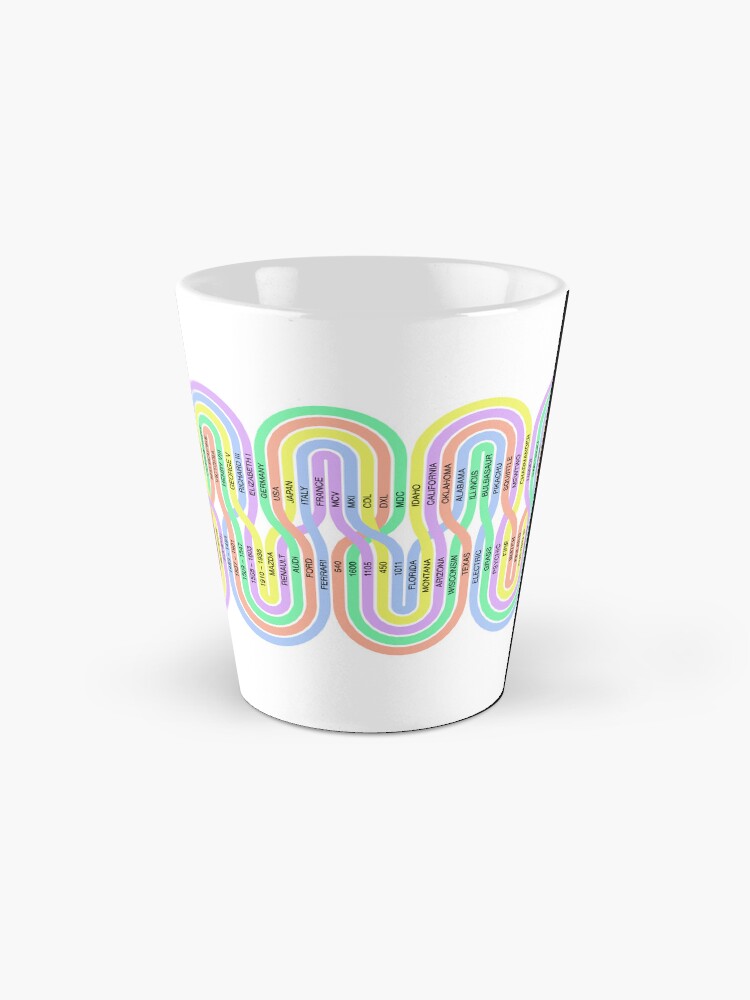 Thumbnail 2 of 4, Coffee Mug, Pair5 Spaghetti Study Mug designed and sold by ApplicVision.
