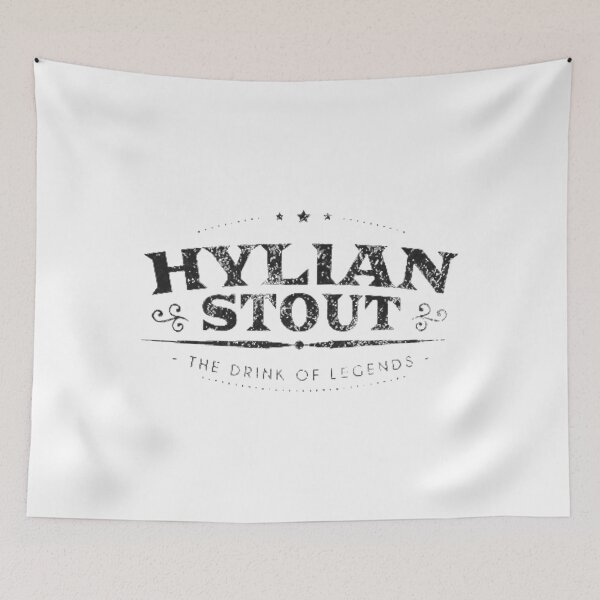 Item preview, Hylian Stout - The Drink of Legends Black on White 	 		 designed and sold by yyjcorkcsb43.