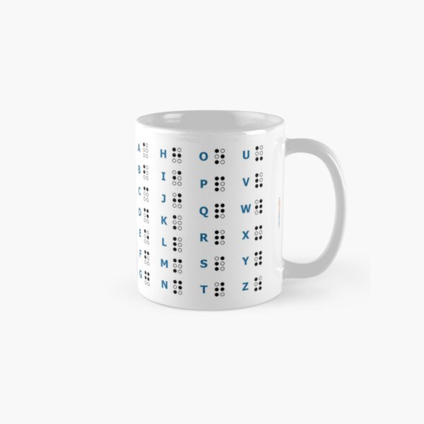 Morse & Braille Alphabet Study Mug Classic Mug