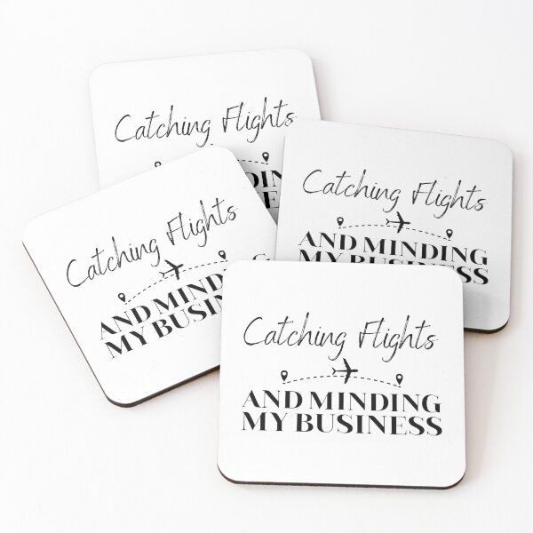 Item preview, Catching Flights And Minding My Business designed and sold by CutiDesign.