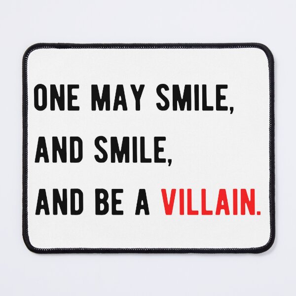 Item preview, Shakespeare Quote From Hamlet - One may smile, and smile, and be a villain. designed and sold by violet-hope.