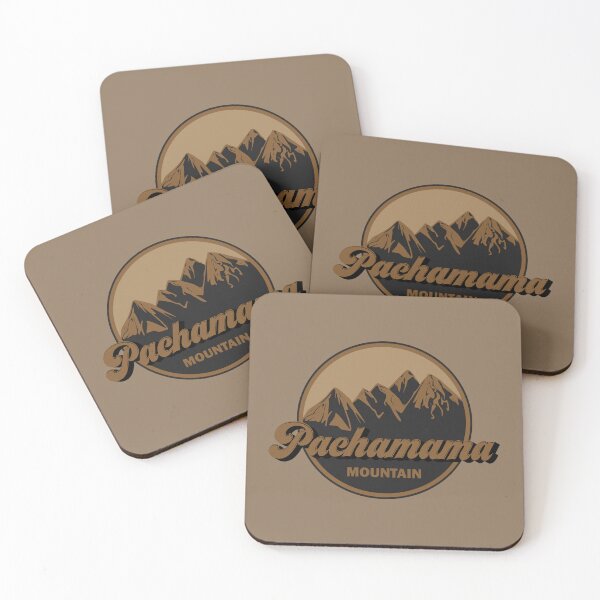 Item preview, Pachamama Mountain brown, camping, hiking designed and sold by Betuzo.