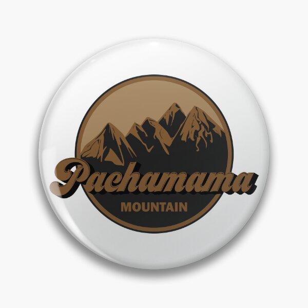 Item preview, Pachamama Mountain brown, camping, hiking designed and sold by Betuzo.