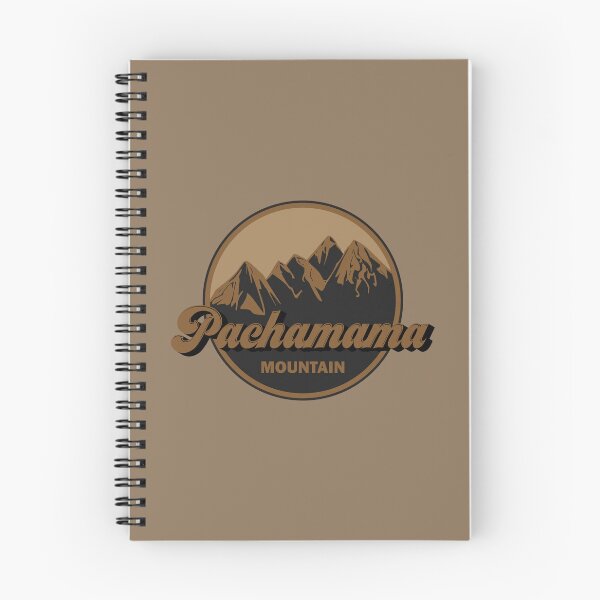 Item preview, Pachamama Mountain brown, camping, hiking designed and sold by Betuzo.