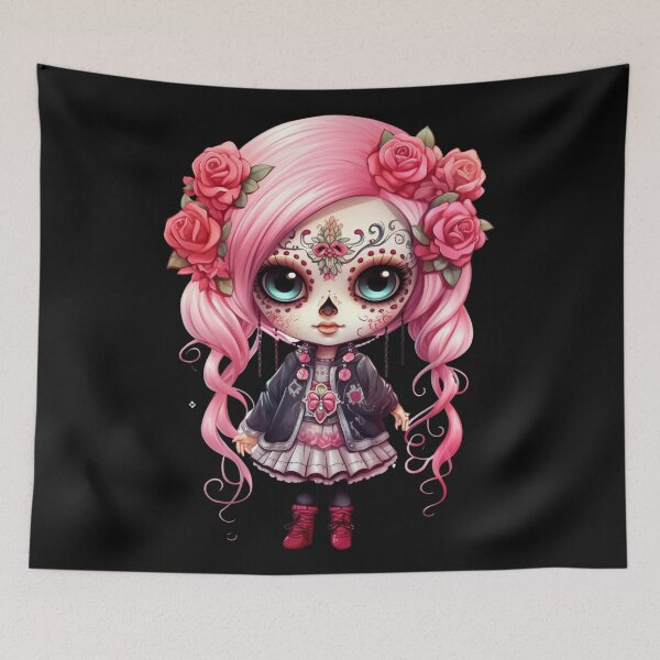 Item preview, Dia de Los Muertos Girl designed and sold by StudioRedKoala.