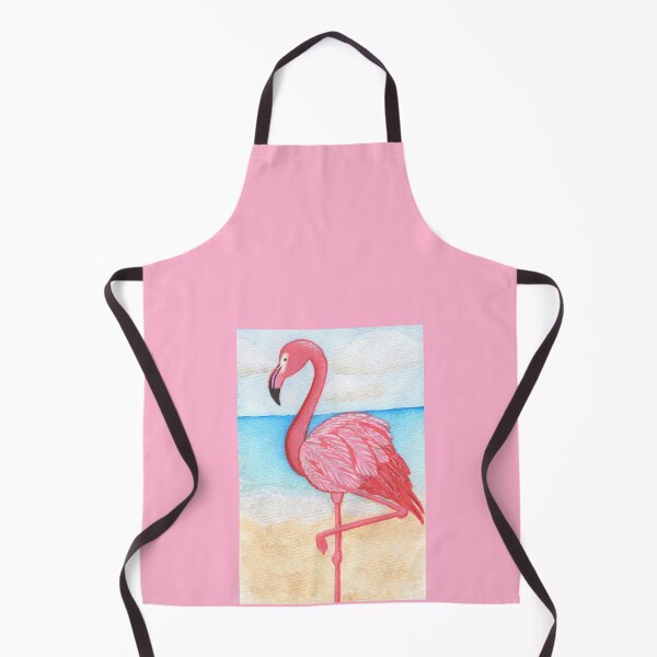 Artikelvorschau, Flamingo in Aquarell und Gouache entworfen und verkauft von NashTheArtist.