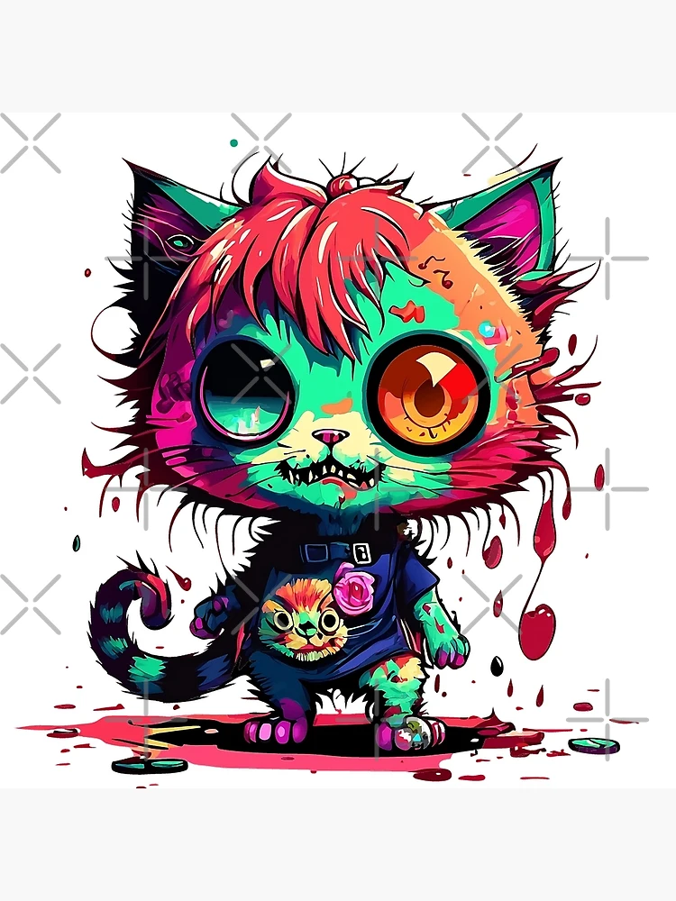 chaton zombie