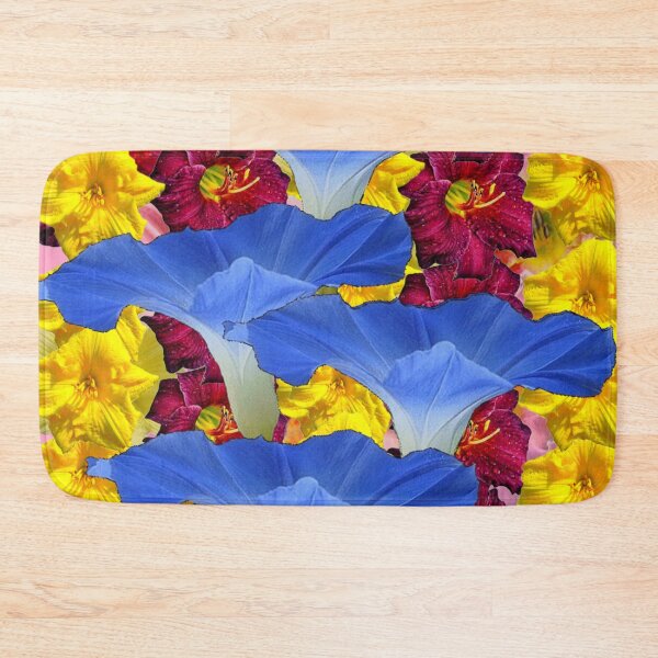 Item preview, BLUE MORNING GLORY FLOWERS LILY GARDEN ART PATTERN ART designed and sold by sharlesart.