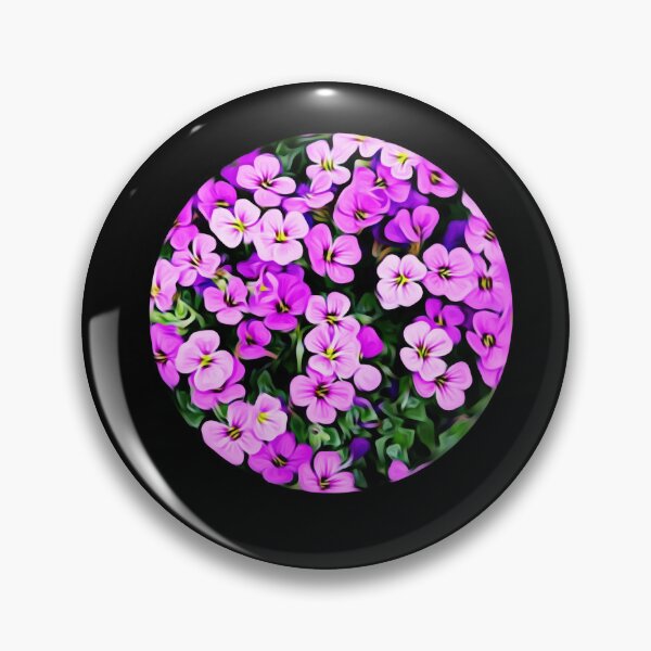 Item preview, Painted pink painted flowers symbol designed and sold by FlowerandDesing.