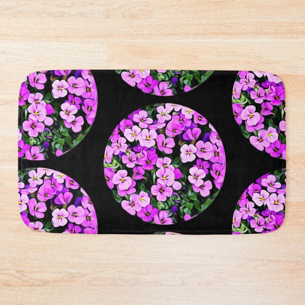 Item preview, Painted pink painted flowers symbol designed and sold by FlowerandDesing.