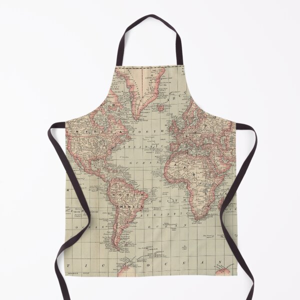Item preview, Vintage Map of the World (1885) designed and sold by BravuraMedia.