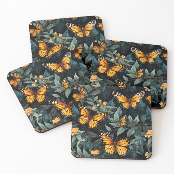 Item preview, Monarch Butterflies Watercolor 5 designed and sold by DigitalPatternx.