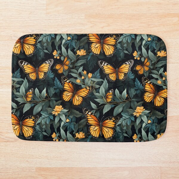 Aperçu de l'œuvre Aquarelle de papillons monarques 5 créée et vendue par DigitalPatternx.
