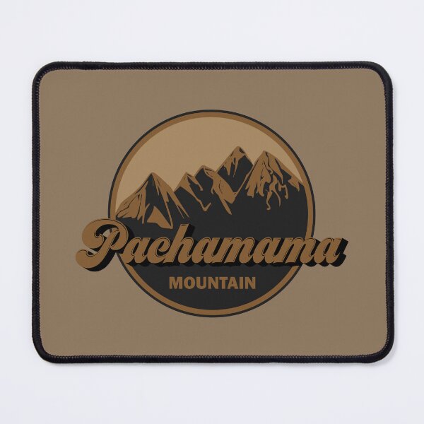 Item preview, Pachamama Mountain brown, camping, hiking designed and sold by Betuzo.