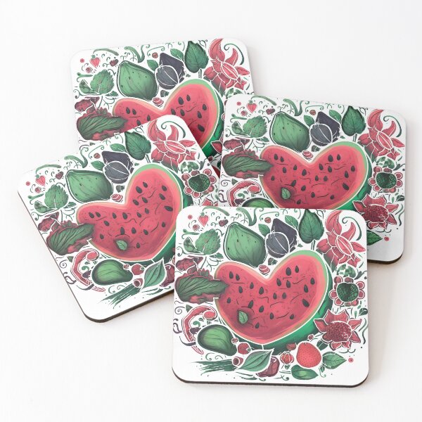 Item preview, Watermelon Fruitarian Strawberries Lover Heart Fruit Summer designed and sold by farhanhafeez.