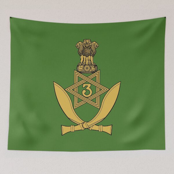 Item preview, Indian Army 3rd Gorkha Rifles designed and sold by sirglennbo.