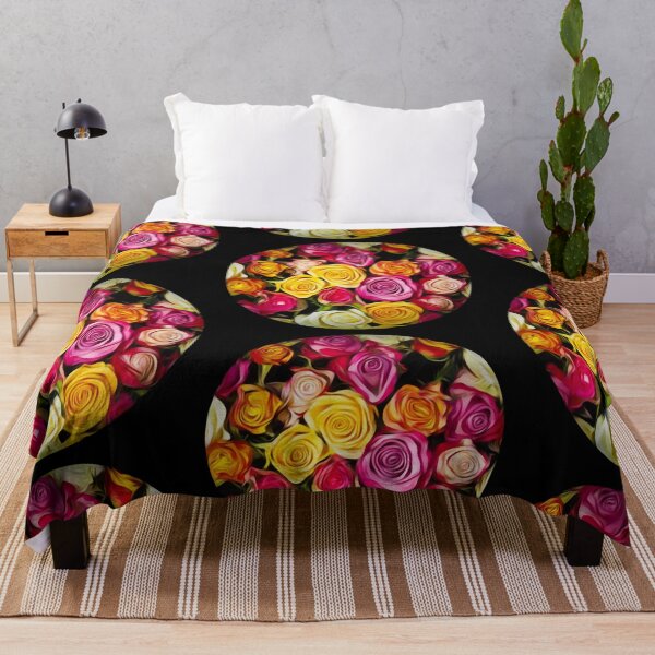 Item preview, Differently colored painted flowers symbol designed and sold by FlowerandDesing.