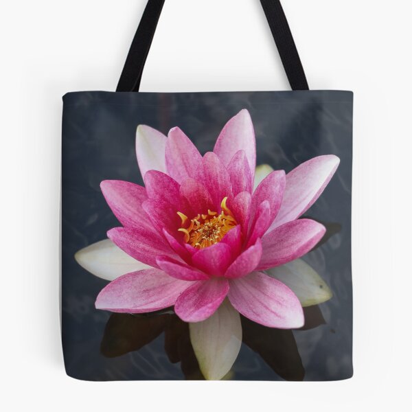 Item preview, Pink water Lilly - Lotus flower floral print designed and sold by Kate1art.