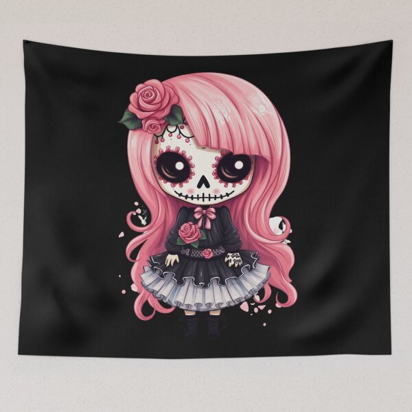 Item preview, Dia de Los Muertos Girl designed and sold by StudioRedKoala.